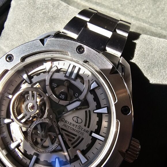 Orient Star Skeleton Automatic F6F4-UAF0 Japan Open Heart Stainless Steel Watch - Picture 16 of 16